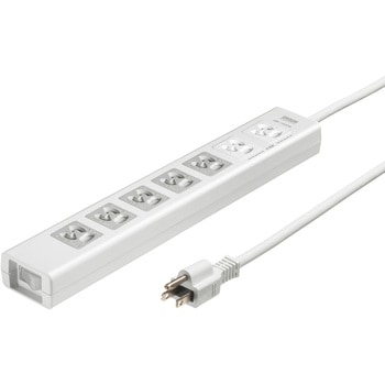 電源タップ_抜け止めシャッター サンワサプライ