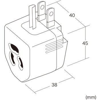 電源アダプタ_温度ヒューズ内蔵 サンワサプライ