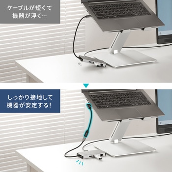 USB TypeC延長ケーブル_USB 5Gbps_PD100W対応 サンワサプライ