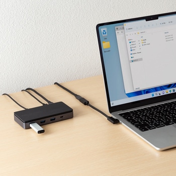 USB TypeC延長ケーブル_USB 5Gbps_PD100W対応 サンワサプライ