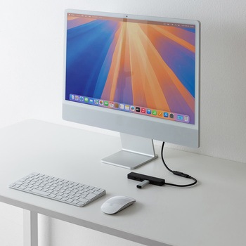 USB TypeC延長ケーブル_USB 5Gbps_PD100W対応 サンワサプライ