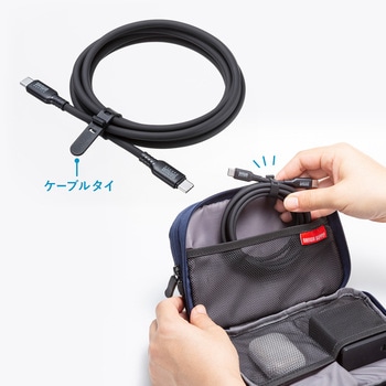 USB TypeCケーブル_USB2.0_PD240W対応 サンワサプライ