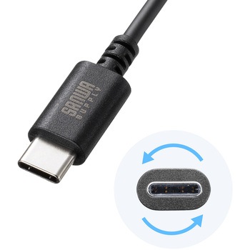 USB TypeC-Aケーブル_USB2.0 サンワサプライ