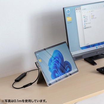 USB TypeC延長ケーブル_USB 5Gbps_PD100W対応 サンワサプライ