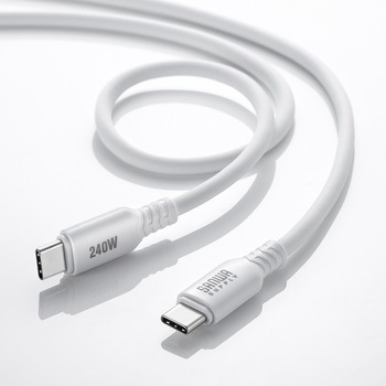USB TypeCケーブル_USB2.0_PD240W対応 サンワサプライ