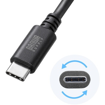 USB TypeC-Aケーブル_USB2.0 サンワサプライ