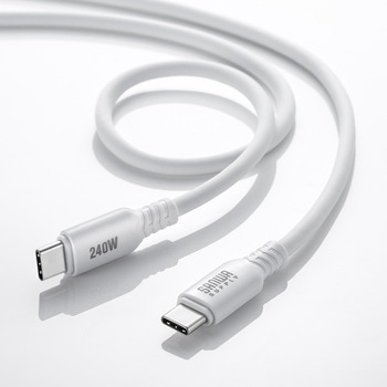 USB TypeCケーブル_USB2.0_PD240W対応 サンワサプライ