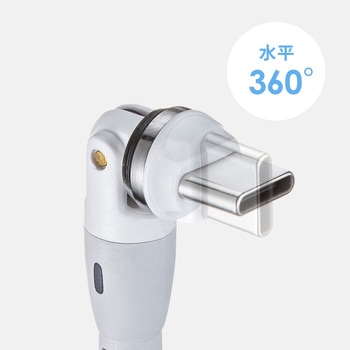 USB TypeCケーブル_USB2.0_回転 サンワサプライ
