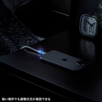 USB TypeCケーブル_USB2.0_回転 サンワサプライ