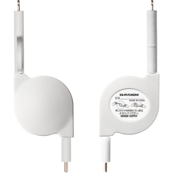 USB TypeCケーブル_USB2.0_Lightning変換アダプタ付き サンワサプライ