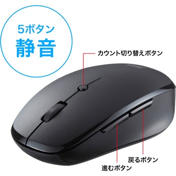 キーボード_ワイヤレス_USB(静音/マウス付き) サンワサプライ