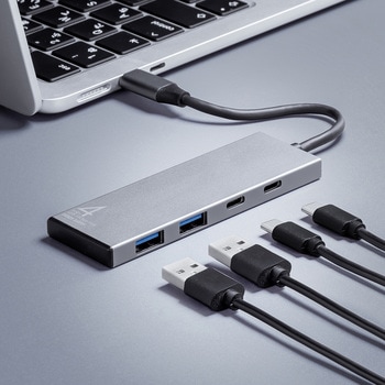 USBハブ_USB TypeC サンワサプライ