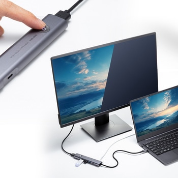 USBハブ_USB 5Gbps_HDMIポート付き サンワサプライ