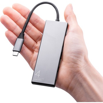 USBハブ_USB TypeC サンワサプライ