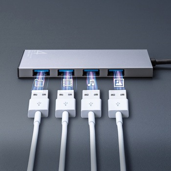 USBハブ_USB TypeC サンワサプライ