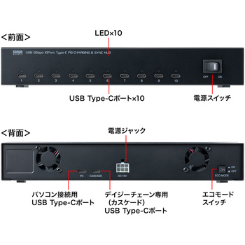 USBハブ_USB 5Gbps サンワサプライ