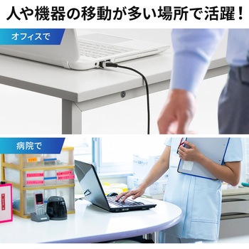 LANケーブル_CAT6A_マグネットブレイクアウェイ サンワサプライ