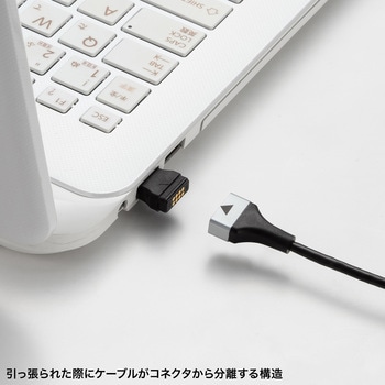LANケーブル_CAT6A_マグネットブレイクアウェイ サンワサプライ