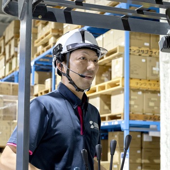 イヤホンマイク_ワイヤレスガイド用_ヘルメット用 サンワサプライ