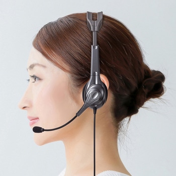 ヘッドセット_ワイヤレスガイド用_親機用 サンワサプライ