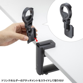 フック_ヘッドホン用_マグネットホルダー付き サンワサプライ