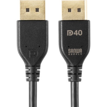 DisplayPortケーブル_Ver2.1_40Gbps転送対応 サンワサプライ