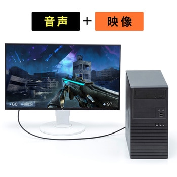 DisplayPortケーブル_Ver2.1_40Gbps転送対応 サンワサプライ