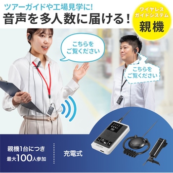 ワイヤレスガイドシステム_親機 サンワサプライ