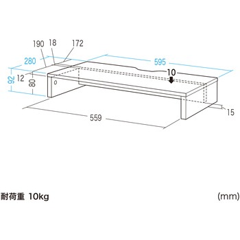 机上ラック サンワサプライ