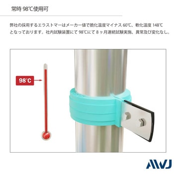 屋外用ELフラット立バンド VP管 ステンレス屋外用VP150 AWJ