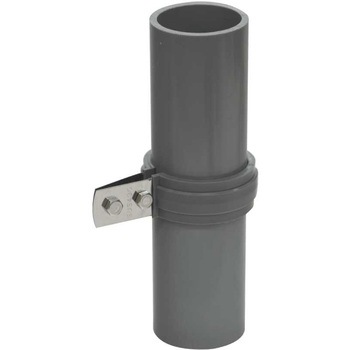 ELフラット立バンド VP管 ユニクロメッキVP150 AWJ
