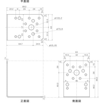G-幅広金折A1 八幡ねじ