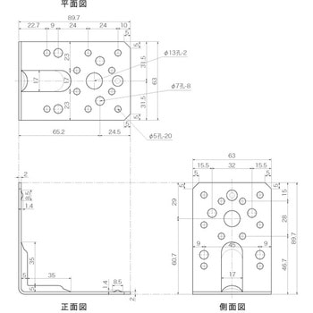 G-幅広金折A2 八幡ねじ