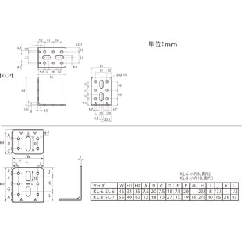 補助金具PL 八幡ねじ