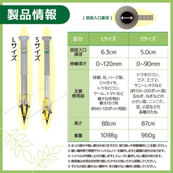 ハンドプランター 小(分離型) 平城商事