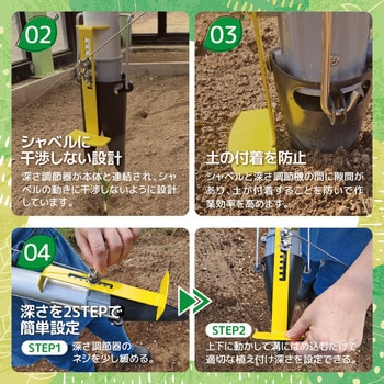 ハンドプランター 小 スピード苗トレーセット 平城商事