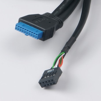 PF-004C 3.5インチベイ USB3.0/2.0フロントパネル 1個 アイネックス 【通販モノタロウ】