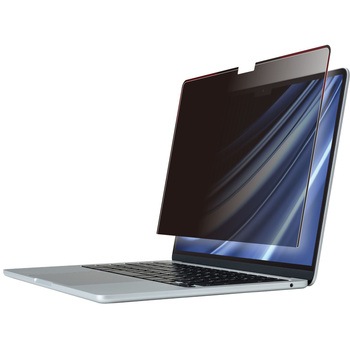 プライバシーフィルター のぞき見防止 液晶保護 MacBook Air 13.6インチ (M2 2022) 視野角度60度 ブルーライトカット エレコム