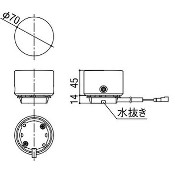 グラスフロアライト 丸形床置きタイプ TOEX(LIXIL)