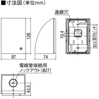 ジャンクションボックス TOEX(LIXIL)
