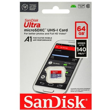 SDSQUAB-064G-GN6MN microSDXCカード 64GB Ultra UHS-1 Class10 140MB/s 1枚 SanDisk( サンディスク) 【通販モノタロウ】