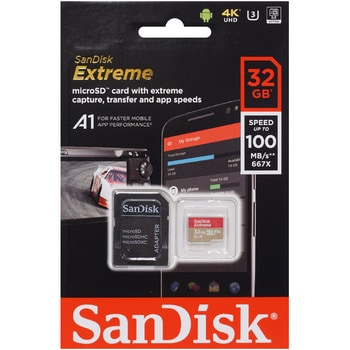 SDSQXAF-032G-GN6MN microSDHCカード 32GB Extreme UHS-1 U3 Class10