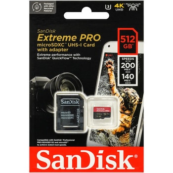 人気人気SALE送料無料 SanDisk microSDXCカード 512GB A2 U3 170MB/s Extreme PRO SDSQXCZ-512G-GN6MA 16GB