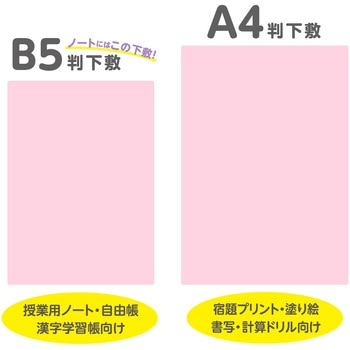 透明カラーのしっかりシタ字キ B5判 共栄プラスチック