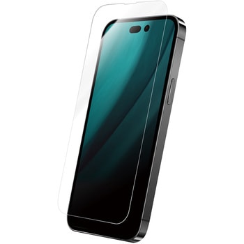 (簡易包装)iPhone 14 Pro ガラスフィルム「GLASS PREMIUM FILM」 全画面保護 スーパークリア MSソリューションズ