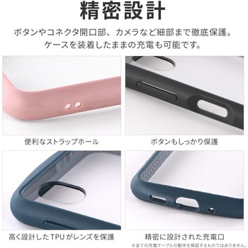 (簡易包装)Galaxy A23 5G SC-56C/SCG18 耐衝撃ハイブリッドケース 「Cleary」 ダスティピンク MSソリューションズ