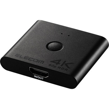 HDMI切替器 分配器 2入力1出力/1入力2出力 双方向切替 セレクター 4K 60Hz HDMI2.0b 手動 切り替え器 エレコム