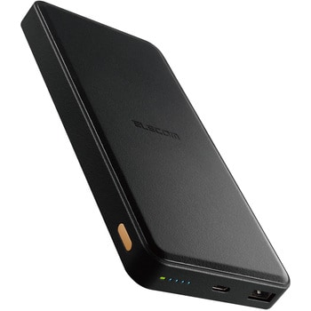 DE-C39-12000BK モバイルバッテリー 12000mAh PD対応 20W リン酸鉄