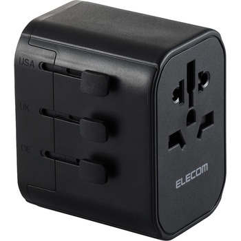 変換アダプター 海外 (コンセントプラグ A/BF/O/SEタイプ) (出力 A/BF/O/Cタイプ×1 USB-A×2 Type-C×1) エレコム