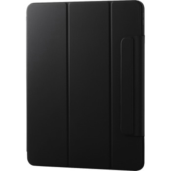 13インチ iPad Air (M2) 2024年用 ケース レザー 本体マグネット装着 手帳型 スリープ対応 2アングル 軽量 エレコム